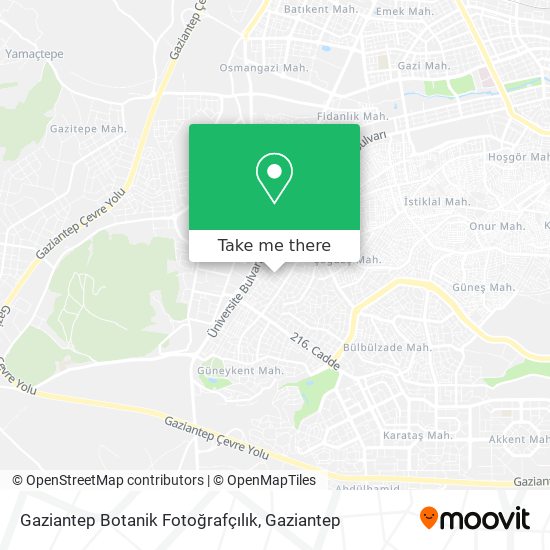 Gaziantep Botanik Fotoğrafçılık map