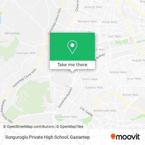 Sunguroglu Private High School map