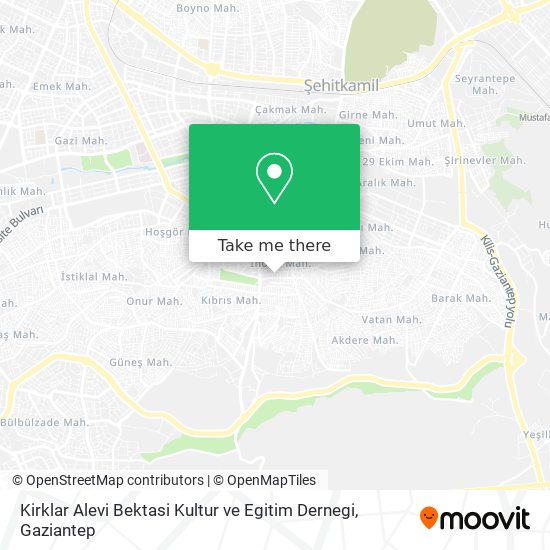 Kirklar Alevi Bektasi Kultur ve Egitim Dernegi map