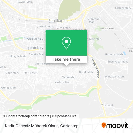 Kadir Geceniz Mübarek Olsun map