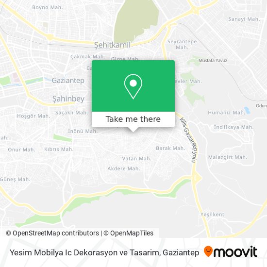 Yesim Mobilya Ic Dekorasyon ve Tasarim map