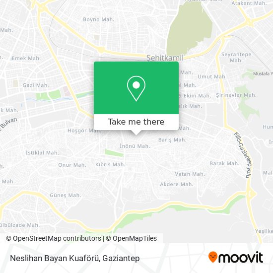 Neslihan Bayan Kuaförü map