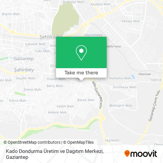 Kado Dondurma Üretim ve Dagıtım Merkezi map