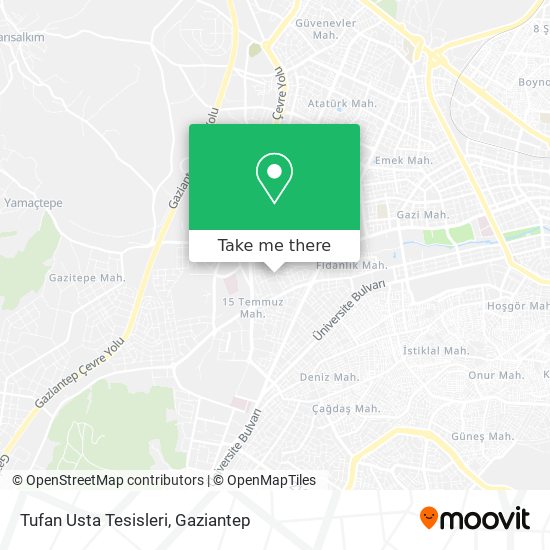 Tufan Usta Tesisleri map