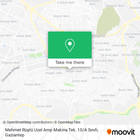 Mehmet Rüştü Uzel Amp Makina Tek. 10 / A Sınıfı map