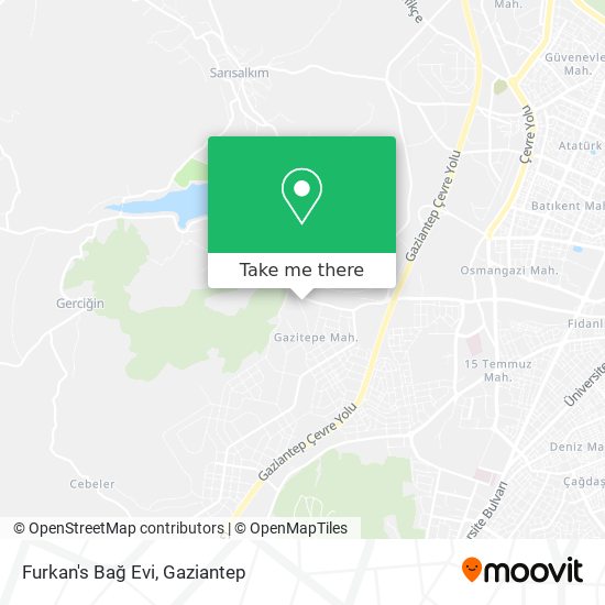 Furkan's Bağ Evi map