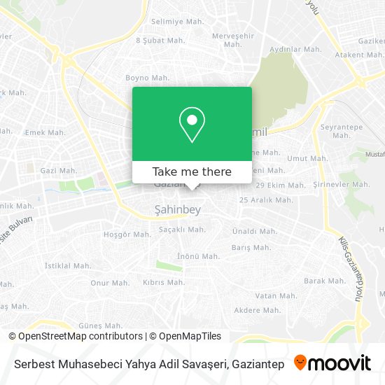 Serbest Muhasebeci Yahya Adil Savaşeri map