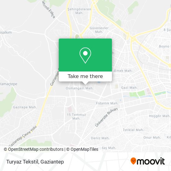 Turyaz Tekstil map