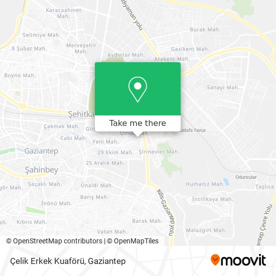 Çelik Erkek Kuaförü map