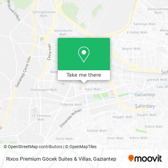 Rixos Premium Göcek Suites & Villas map