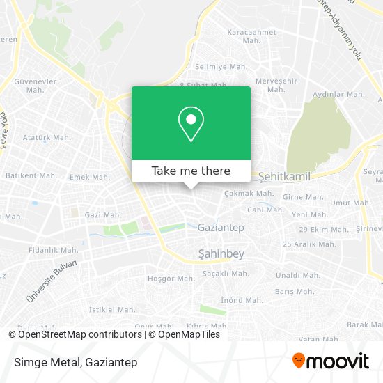 Simge Metal map