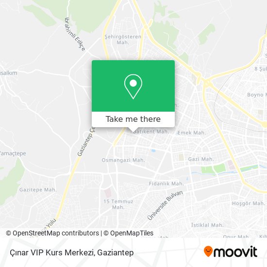 Çınar VIP Kurs Merkezi map