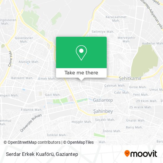 Serdar Erkek Kuaförü map