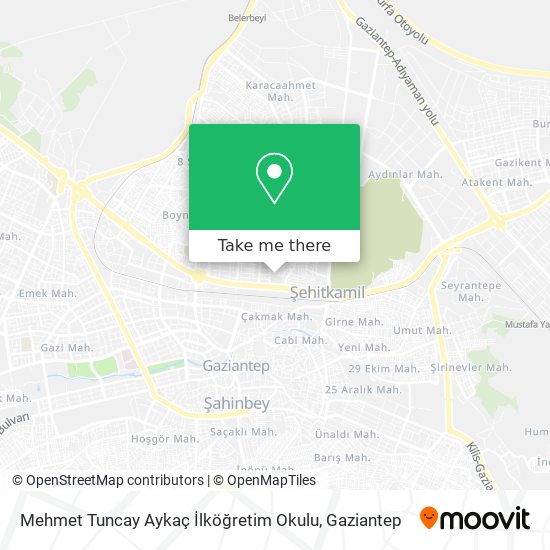 Mehmet Tuncay Aykaç İlköğretim Okulu map