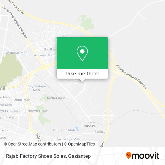 Rajab Factory Shoes Soles map