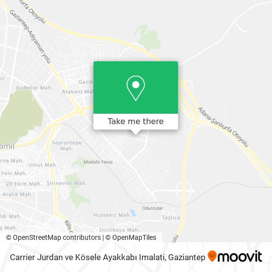 Carrier Jurdan ve Kösele Ayakkabı Imalati map