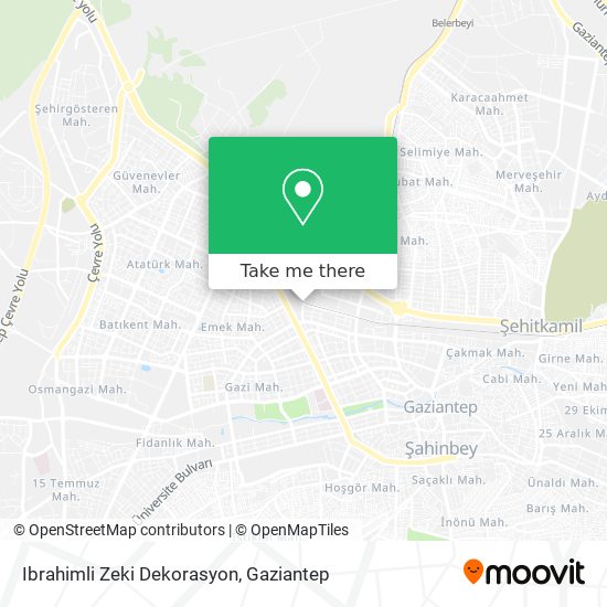 Ibrahimli Zeki Dekorasyon map