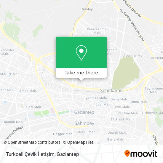 Turkcell Çevik İletişim map