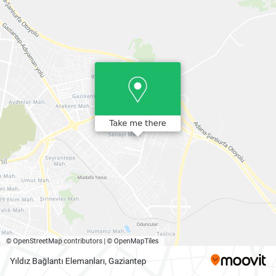 Yıldız Bağlantı Elemanları map