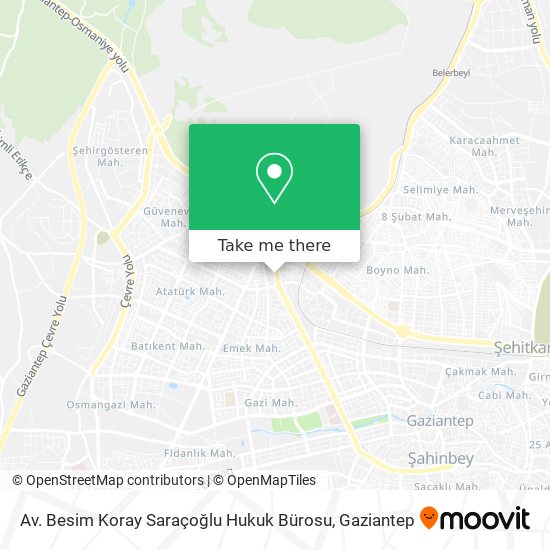 Av. Besim Koray Saraçoğlu Hukuk Bürosu map