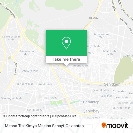 Messa Tuz Kimya Makina Sanayi map