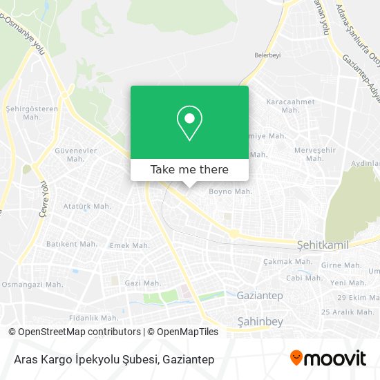 Aras Kargo İpekyolu Şubesi map
