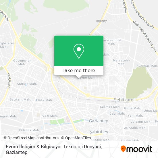 Evrim İletişim & Bilgisayar Teknoloji Dünyasi map