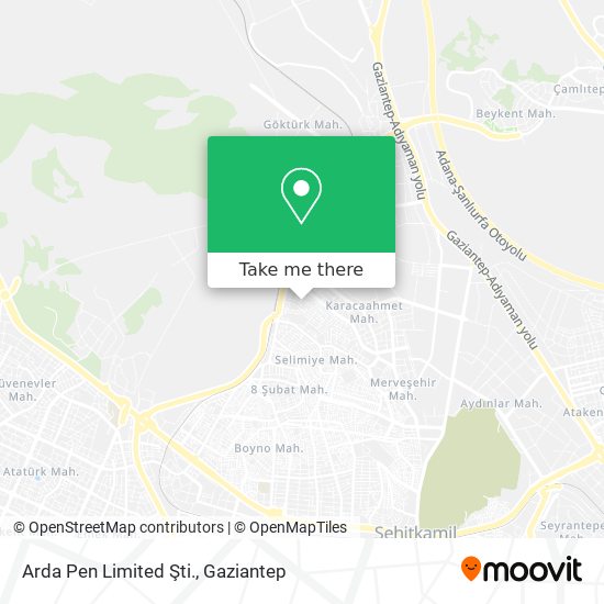 Arda Pen Limited Şti. map