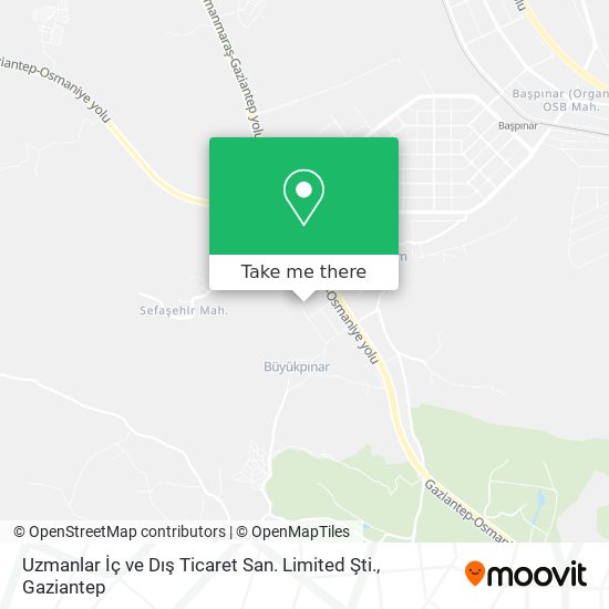 Uzmanlar İç ve Dış Ticaret San. Limited Şti. map