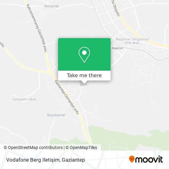 Vodafone Berg Iletişim map