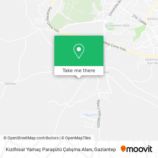 Kızılhisar Yamaç Paraşütü Çalışma Alanı map