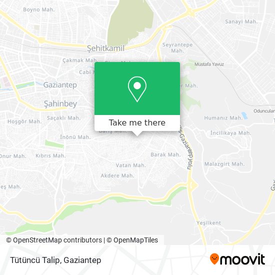 Tütüncü Talip map