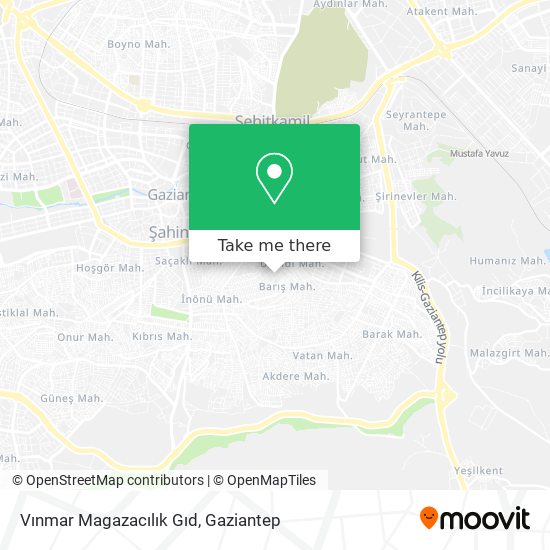 Vınmar Magazacılık Gıd map