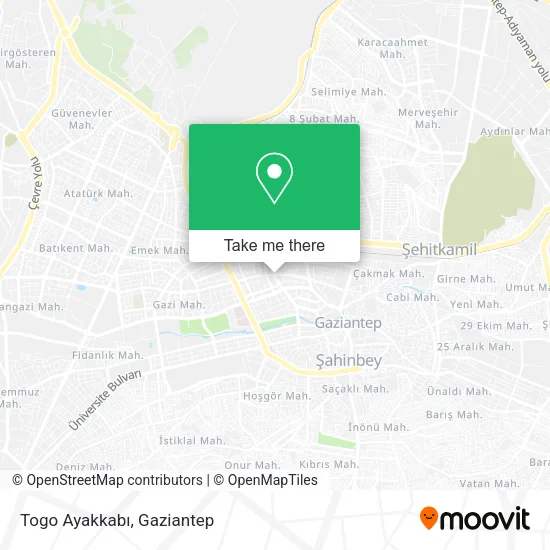 Togo Ayakkabı map