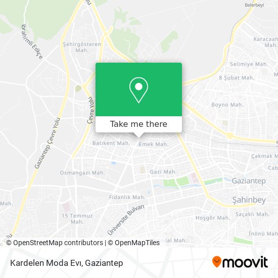 Kardelen Moda Evı map