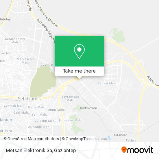 Metsan Elektronık Sa map