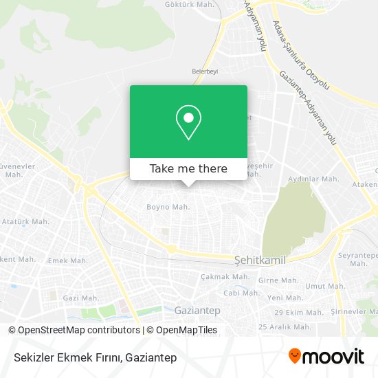Sekizler Ekmek Fırını map