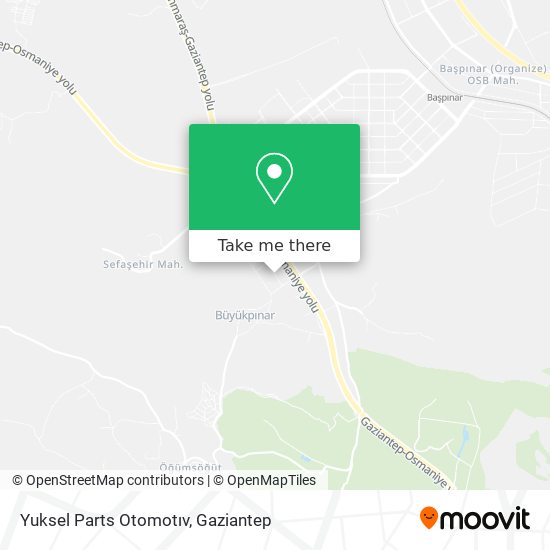 Yuksel Parts Otomotıv map