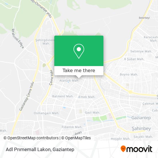 Adl Prımemall Lakon map