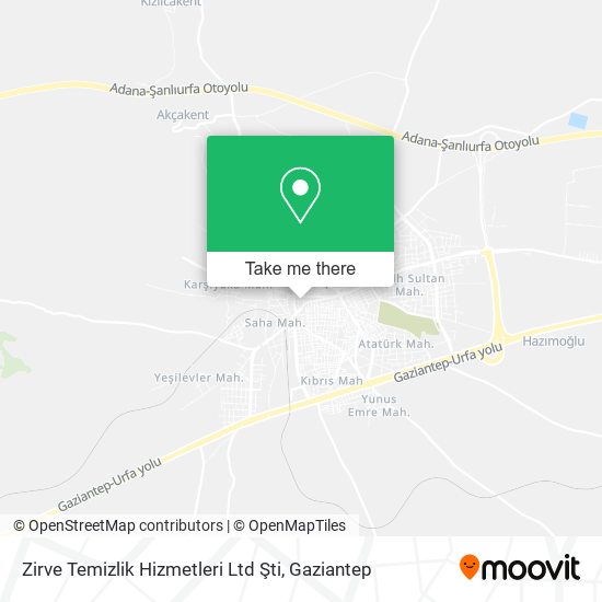 Zirve Temizlik Hizmetleri Ltd Şti map
