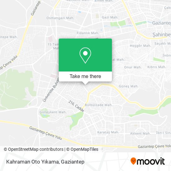 Kahraman Oto Yıkama map