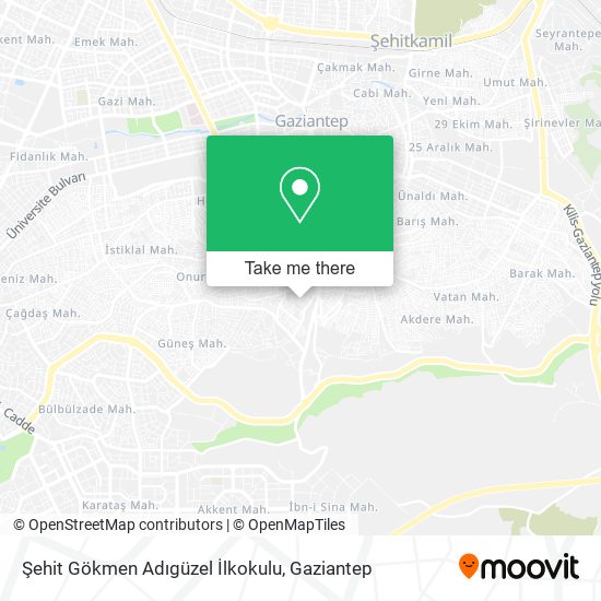 Şehit Gökmen Adıgüzel İlkokulu map