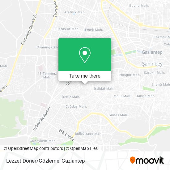 Lezzet Döner/Gözleme map