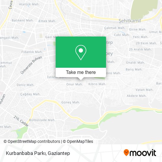 Kurbanbaba Parkı map