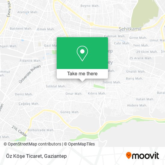 Öz Köşe Ticaret map