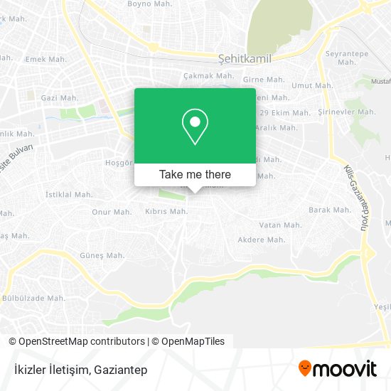 İkizler İletişim map