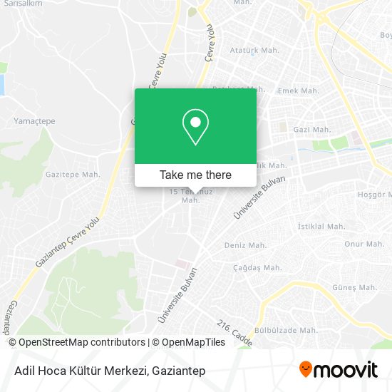 Adil Hoca Kültür Merkezi map
