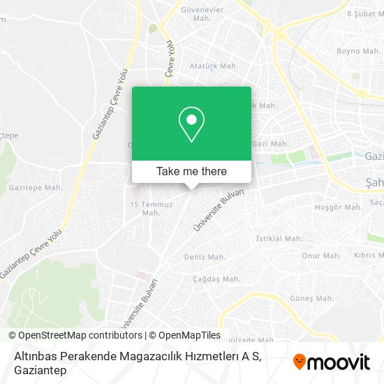 Altınbas Perakende Magazacılık Hızmetlerı A S map