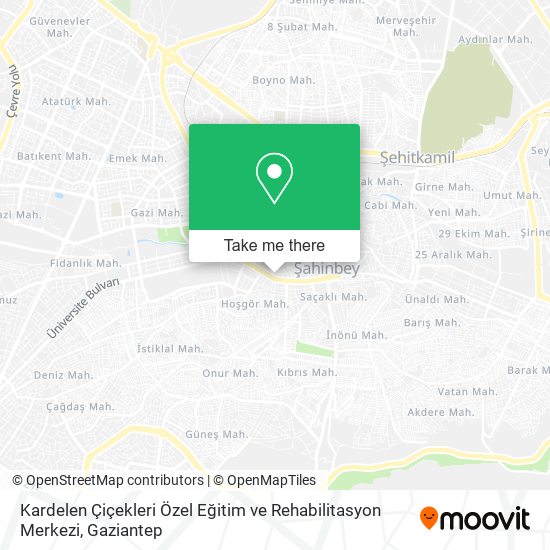 Kardelen Çiçekleri Özel Eğitim ve Rehabilitasyon Merkezi map