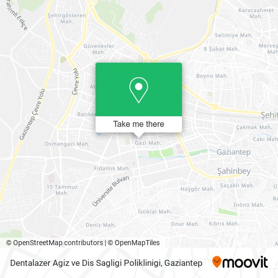 Dentalazer Agiz ve Dis Sagligi Poliklinigi map